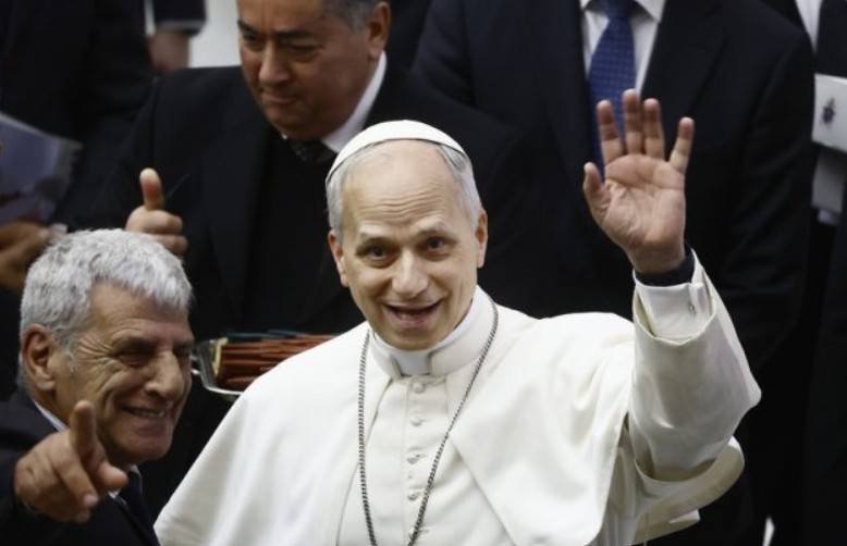 El papa León XIV visita la sede de su orden agustiniana
