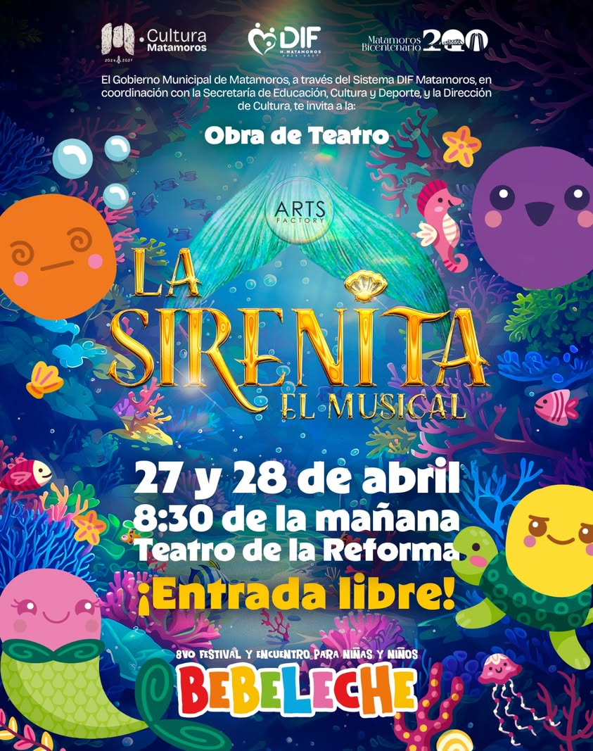 🧜‍♀️✨ La magia del teatro llega al escenario para hacer vivir a niñas y niños una experiencia llena de fantasía, música…