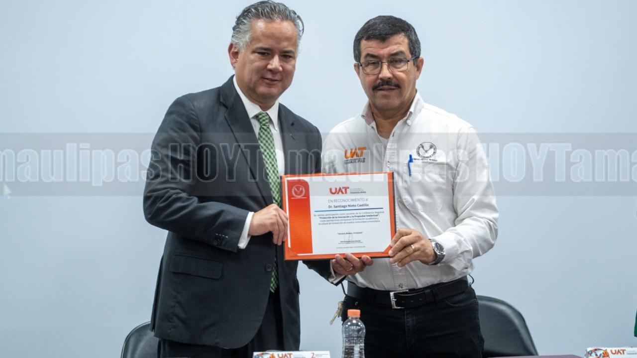 Santiago Nieto y la UAT fortalecen protección de la propiedad intelectual en Tamaulipas