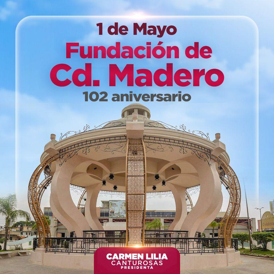 Felicitó con mucho cariño a la gente de Ciudad Madero, mujeres y hombres de gran corazón que día a día sacan adelante a…