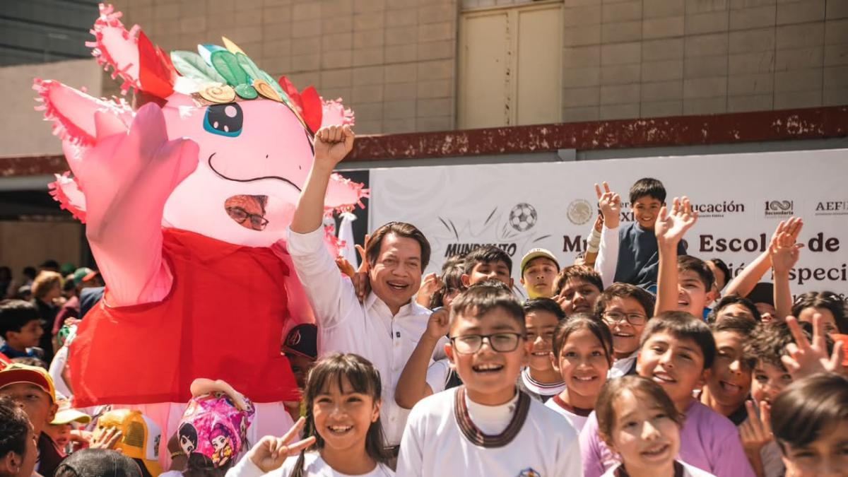 Mundialito Escolar de Futbol se realizará todos los años: Mario Delgado