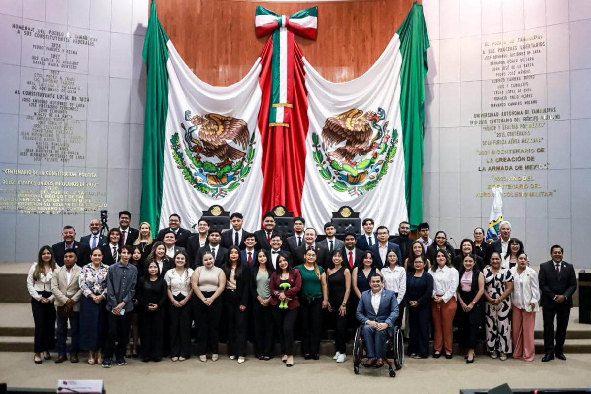 Abre sus puertas Congreso a jóvenes para ejercicio parlamentario en Tamaulipas: INJUVE – Gobierno del Estado de Tamaulipas
