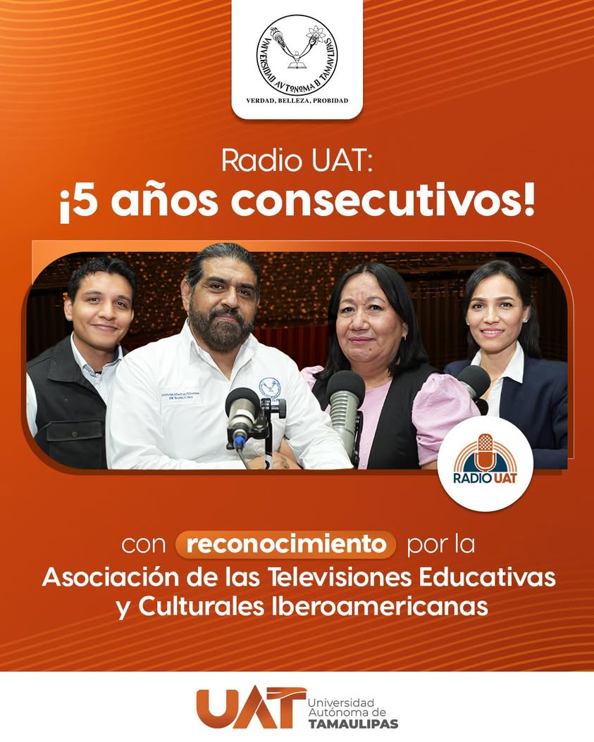 🎙️ Nos llena de orgullo que, por quinto año consecutivo, Radio UAT sea reconocida por la Asociación de las Televisiones…