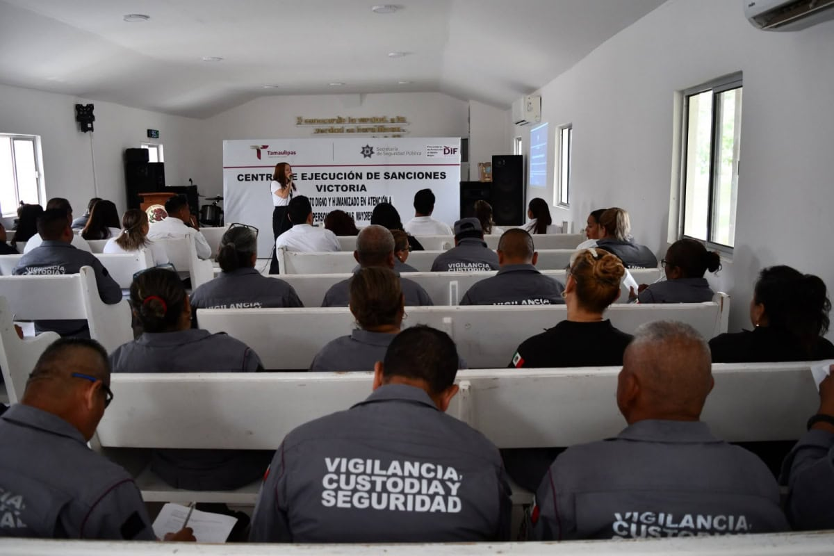 Recibe personal de CEDES Victoria capacitación para brindar trato digno a PPLs adultas mayores – Gobierno del Estado de Tamaulipas
