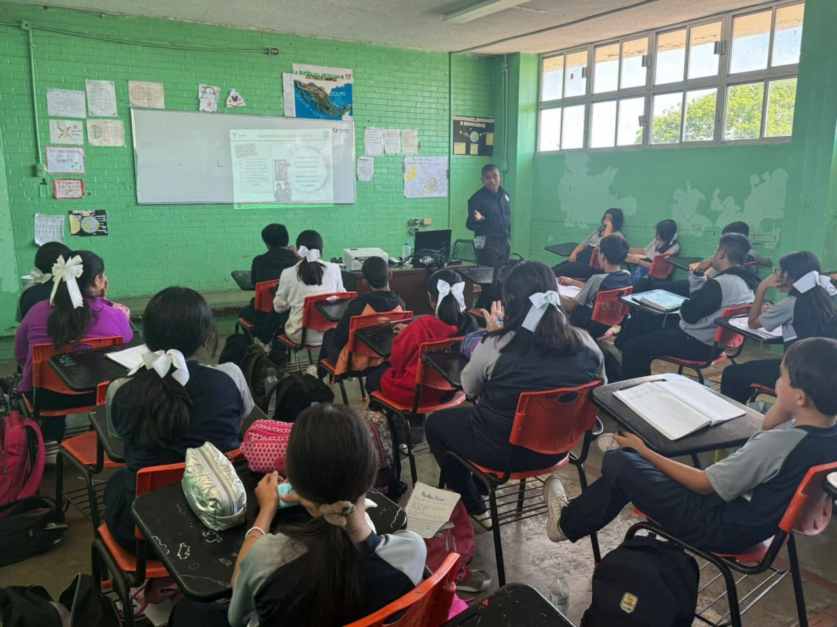 Refuerza Guardia Estatal Cibernética la cultura de prevención digital en escuelas de Tampico – Gobierno del Estado de Tamaulipas