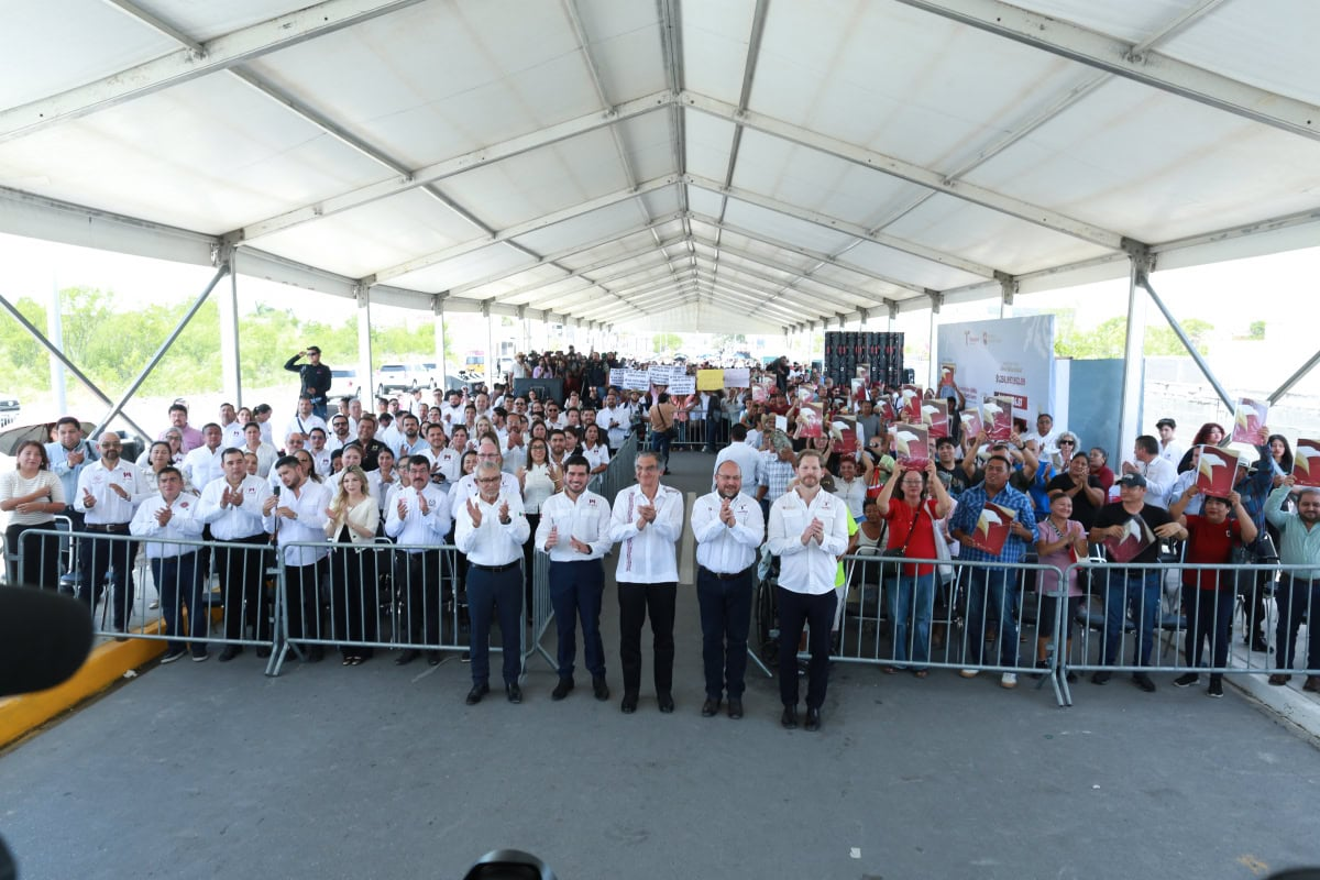 Inaugura Américo obra vial y entrega escrituras a familias matamorenses – Gobierno del Estado de Tamaulipas