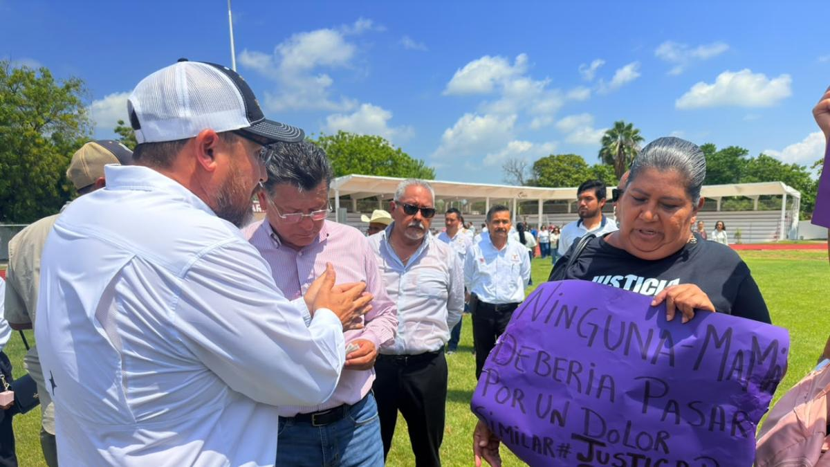 “Quiero hechos, no diálogo”: abuela de Dafne encara a gobernador de Tamaulipas