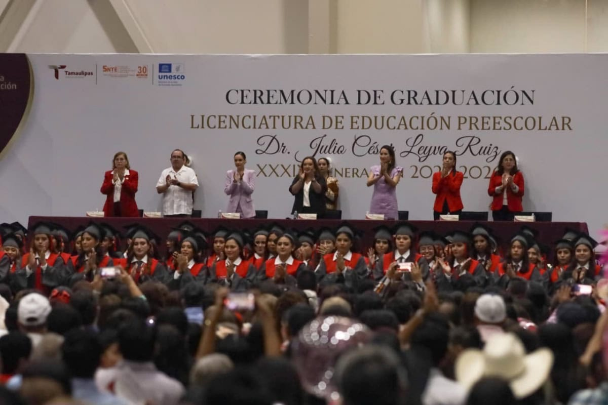 Gradúa a nueva generación de docentes de preescolar la Normal de Educadoras “Maestra Estefanía Castañeda” – Gobierno del Estado de Tamaulipas
