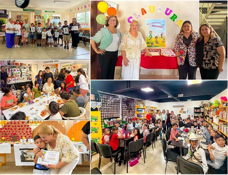 Concluye con éxito el taller “Mis Vacaciones en la Biblioteca” del Gobierno de Victoria.