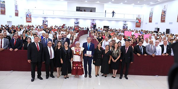 En Aldama, anuncia Américo 250 Viviendas para el Bienestar y rehabilitación del camino La Azufrosa-El Nacimiento