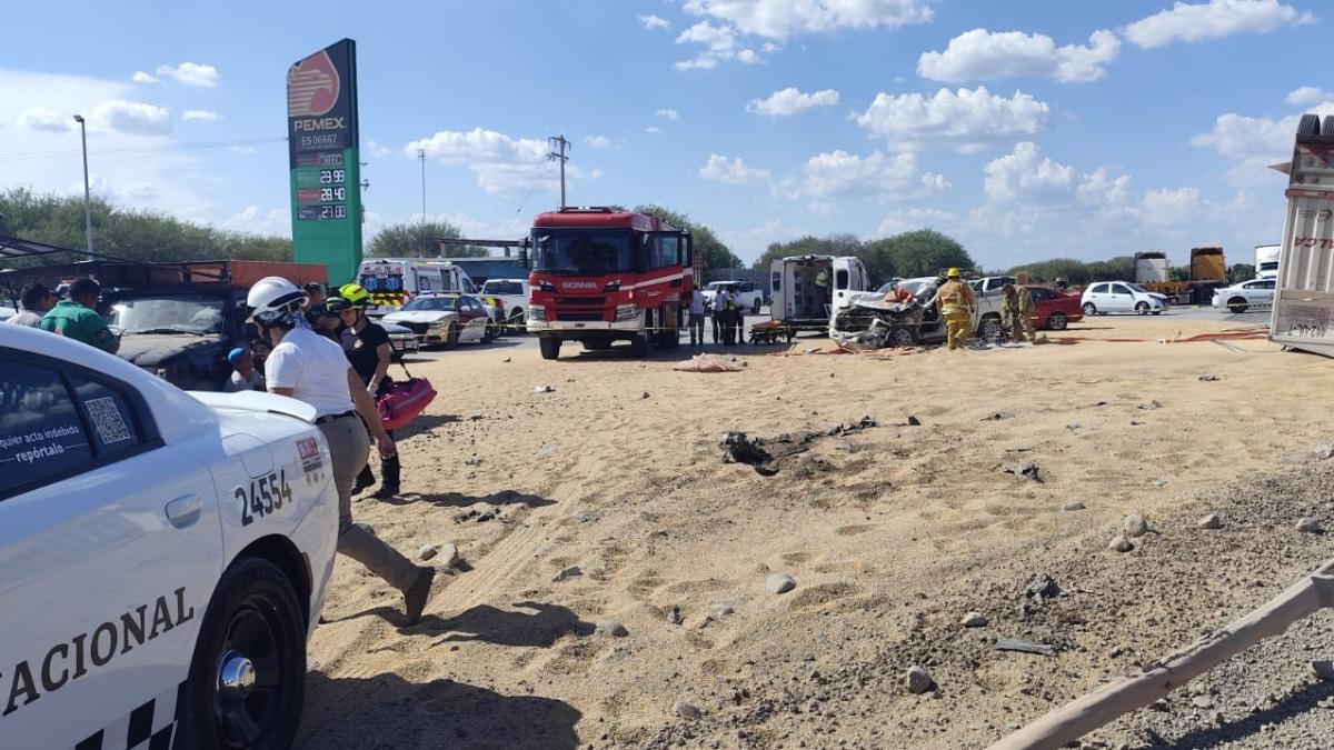 Igual a Destino Final: Choque provoca serie de accidentes que dejan siete heridos