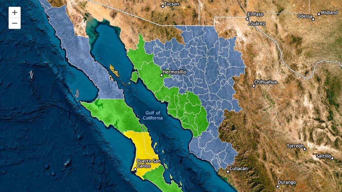 Sonora suspende clases en 72 municipios por avance del huracán Polo