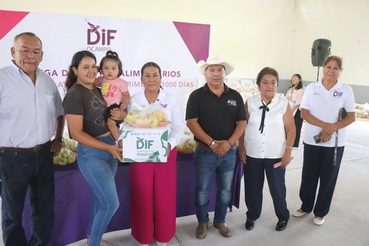 DIF Ocampo fortalece el apoyo alimentario a familias mediante el programa “Voluntad de Ayudar en los Primeros Mil Días”