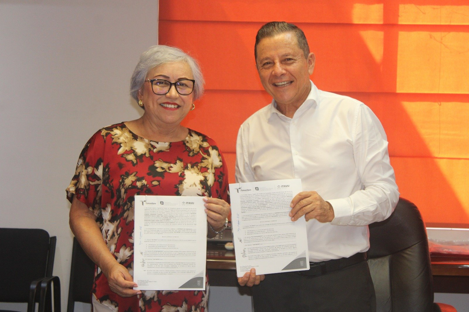 Formalizan ITAVU y Ayuntamiento de Aldama, acciones para brindar vivienda digna a familias de este municipio